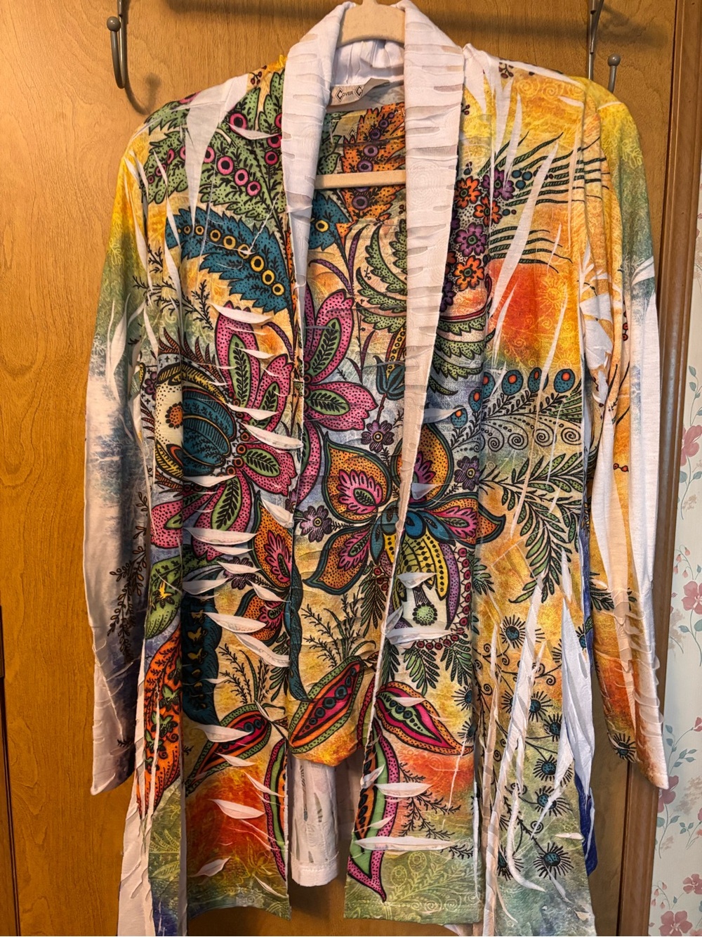 Multi-Color Open Front Women's Cardigan